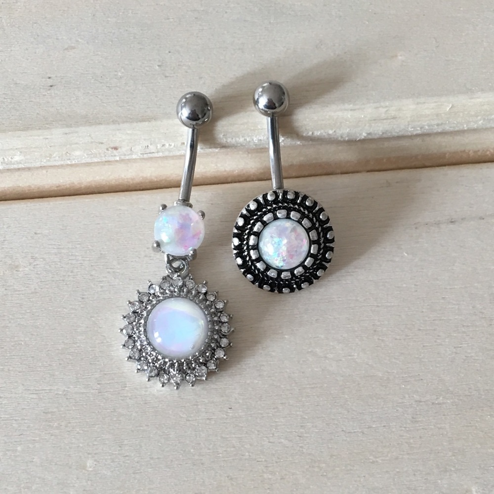 ✨Bundle Deal ✨ Opalite Belly Button Rings