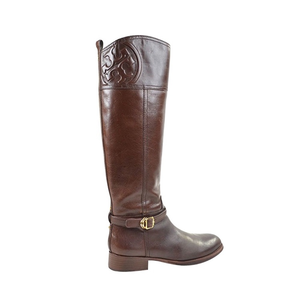 Tory Burch Marlene Riding Boots in Almond