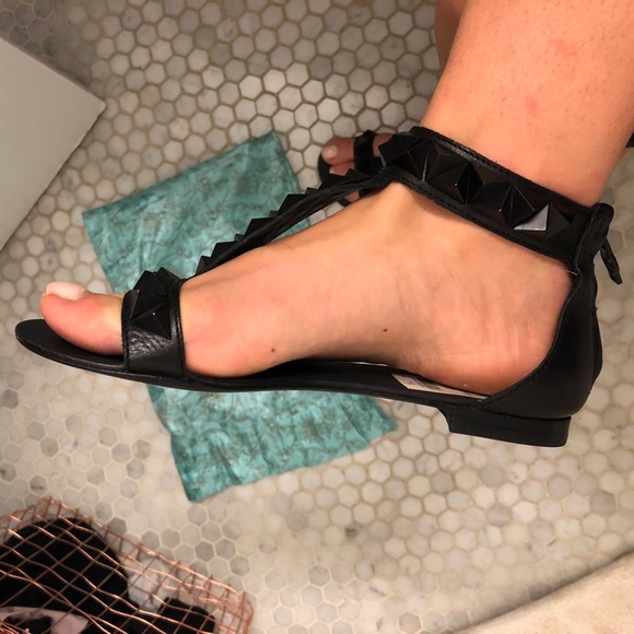 Ash Geometric Embossed Sandals - Picture 7 of 8