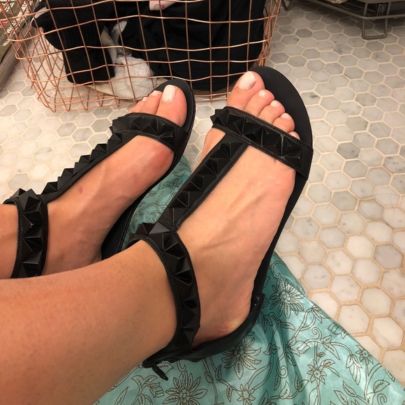 Ash Geometric Embossed Sandals - Picture 8 of 8