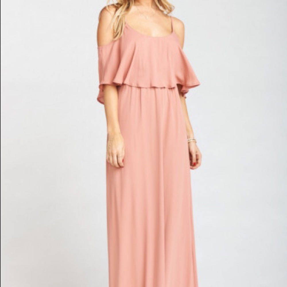 Show Me Your Mumu Caitlin dress in Rustic Mauve