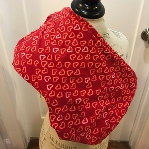 Lularoe TC leggings. Red w/ hearts