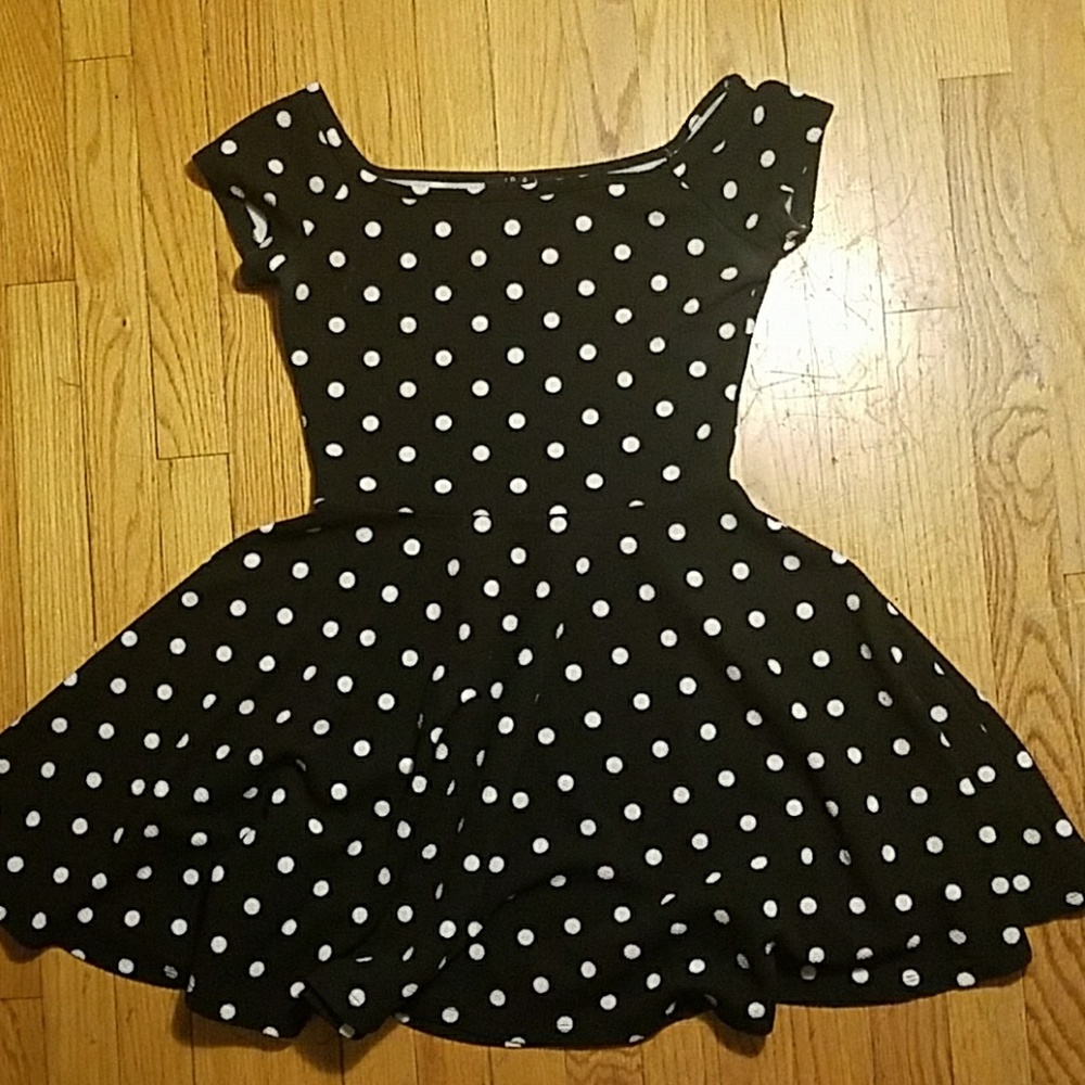 Black and white dress