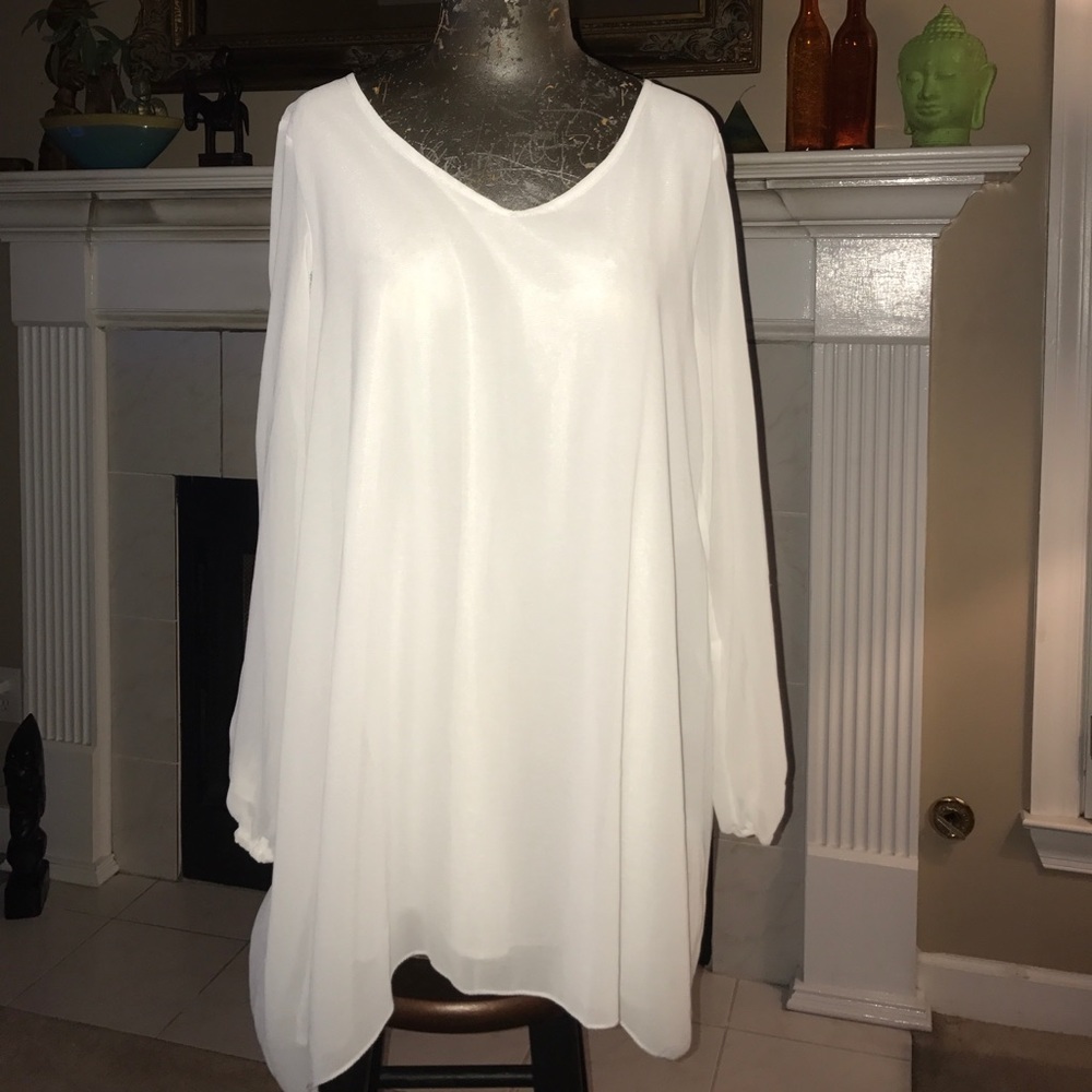 White Slip Dress