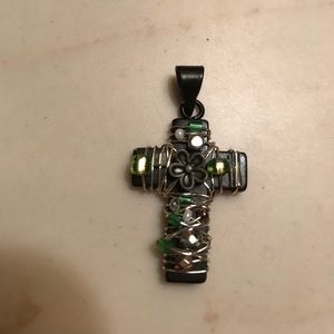 Black Cross Pendant for Necklace