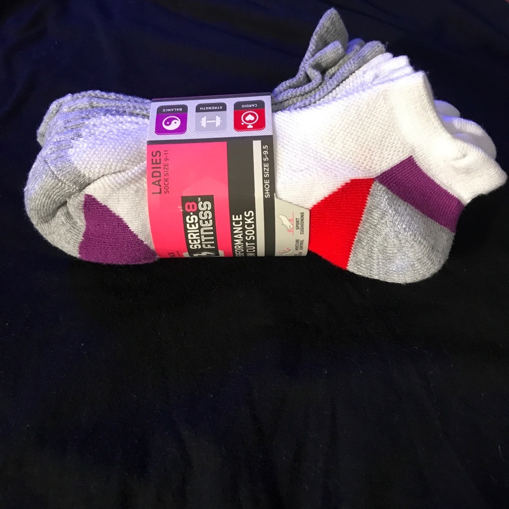 Low Cut Socks size 5-9.5 5 pack