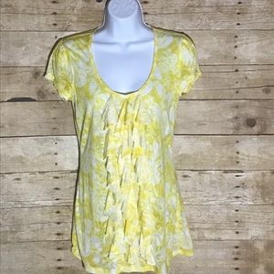 INC yellow blouse size Small