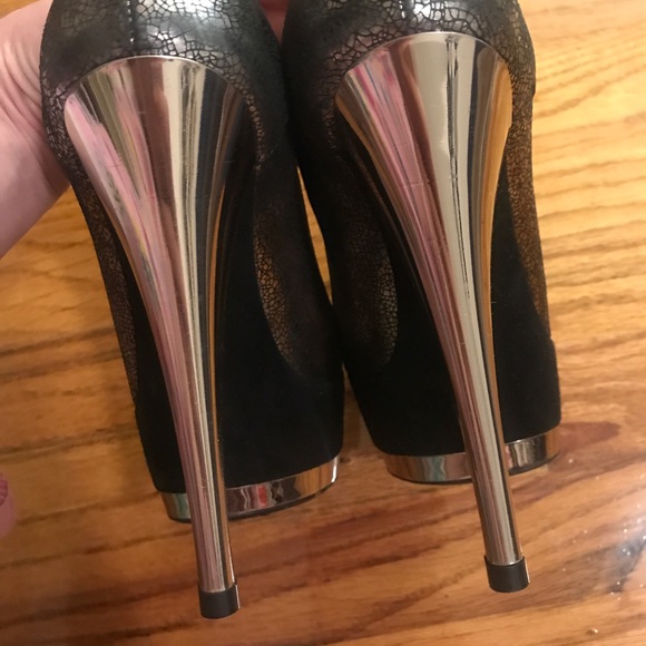 Casadei Lace Up Oxford Platform Shoes Sz 37 - Picture 5 of 8