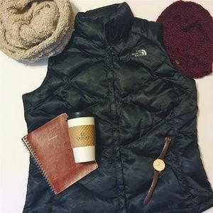 The North Face Black 550 Puffer Vest