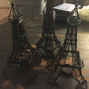 Eiffel Tower Candle Holders.