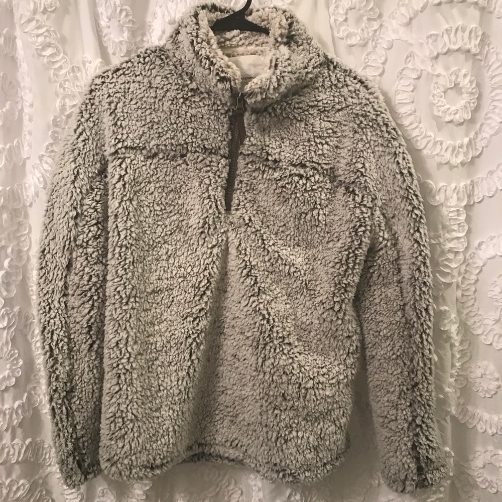 Charcoal Fleece Pullover