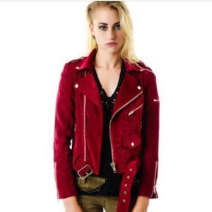 Unif velour Moto jacket