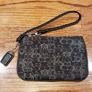Black and Silver Coach Wirstlet