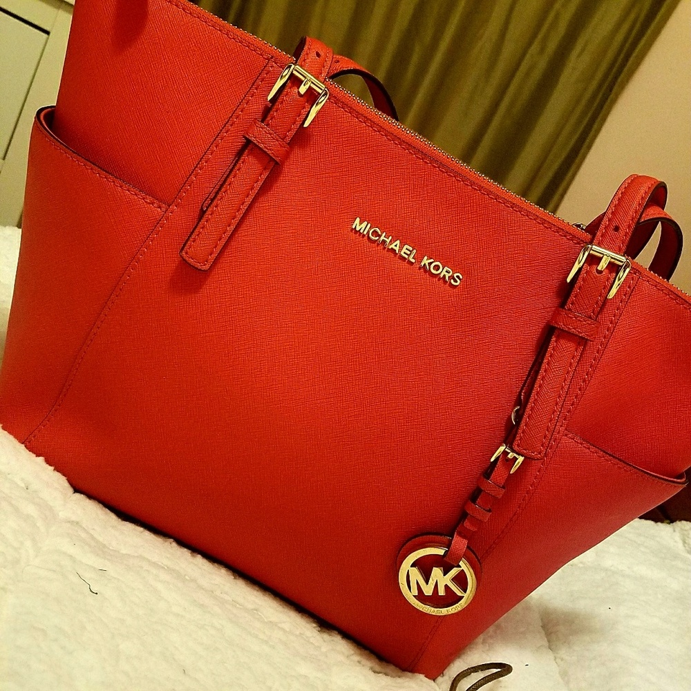 Michael Kors Red Orange purse