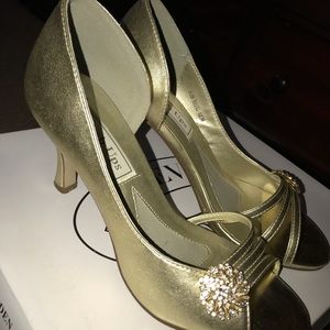 Gold heels