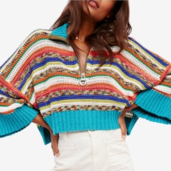 Free People Make Me Happy Pullover NWT - Picture 4 of 7