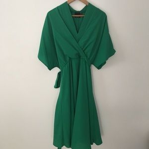 ASOS Curve Kimono Sleeve Knee Length Dress