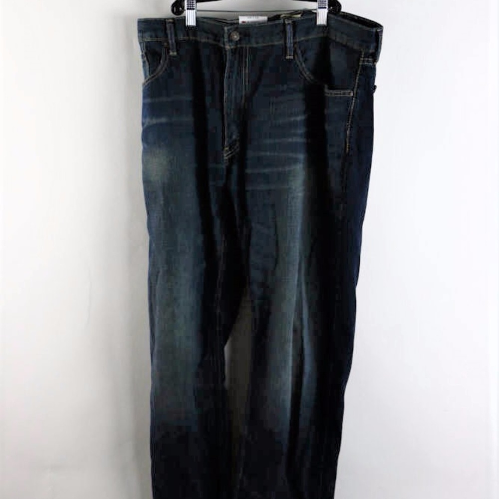 Levi's Blue 505 Straight Fit Mens Jeans Size 38/32