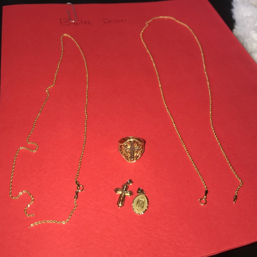 10kt real gold w/ stamps!!