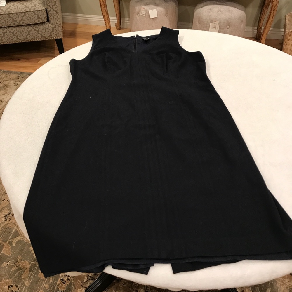 Ann Taylor dark navy blue dress