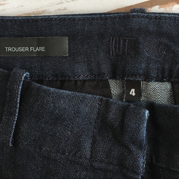 -new- KUT from the kloth • Dark Denim Trousers - Picture 5 of 8