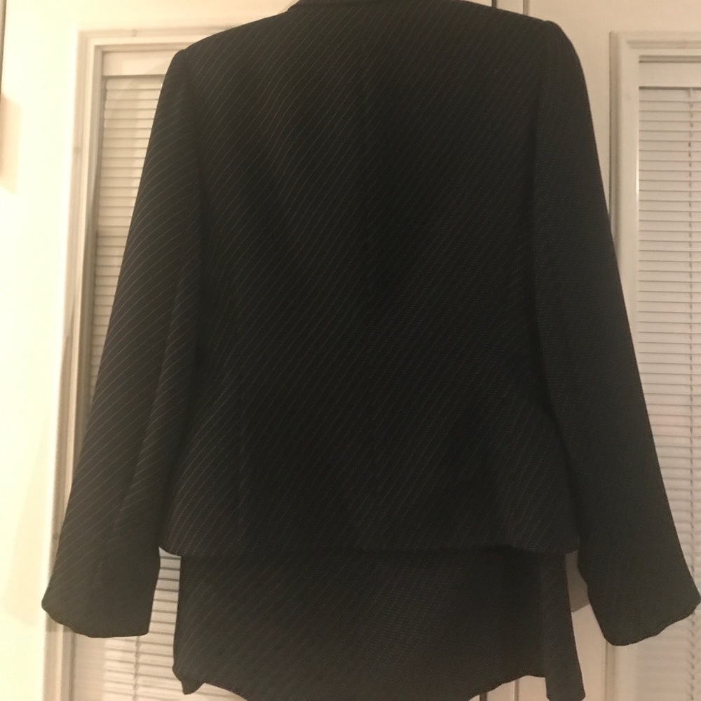 Aline black with white dashmark pattern skirt suit - Picture 4 of 4
