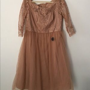 Chi Chi London Tulle Lace Dress