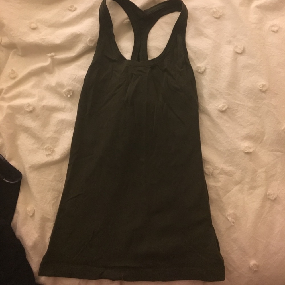 Olive Green Lululemon Tank Top