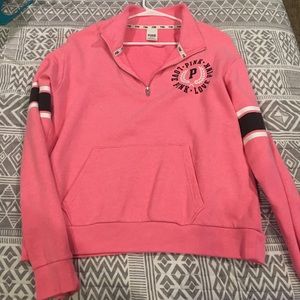 SOLD PINK Half Zip