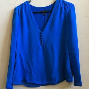 Royal blue J. Crew blouse