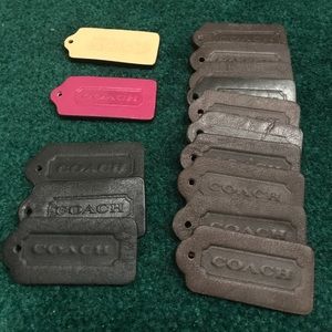 15 Classic raw cut coach tags plus chains