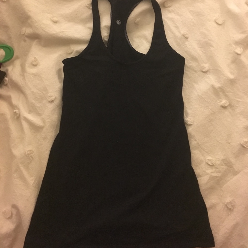 Black Lululemon tank top