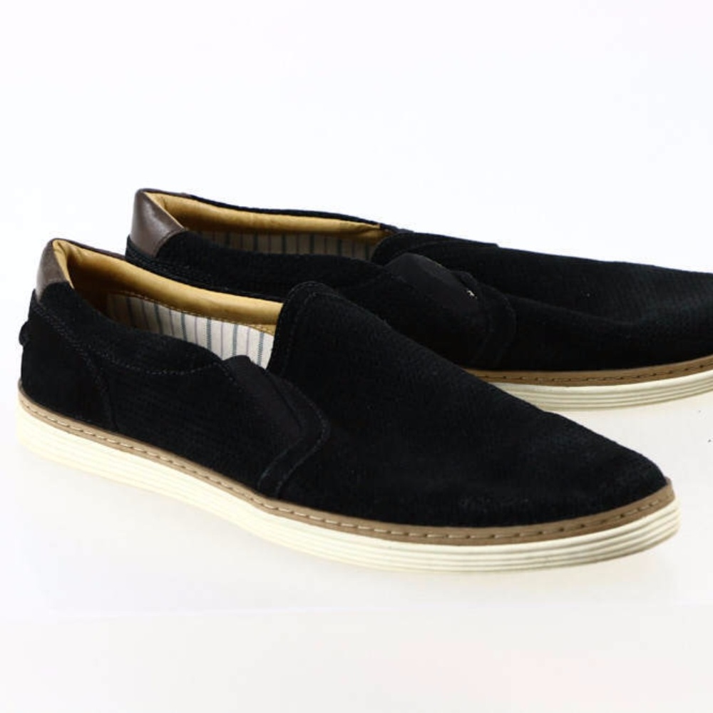 Donald J Pliner Mens Suede Sneaker Casual Shoe