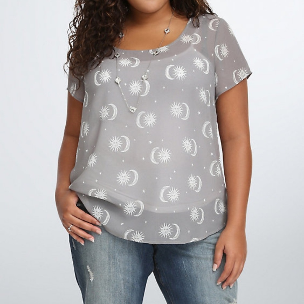 Celestial Chiffon Blouse