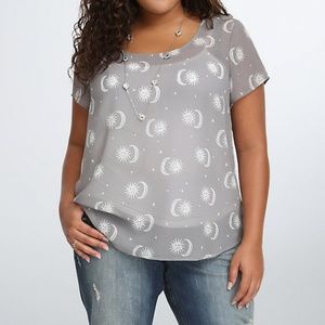 Celestial Chiffon Blouse