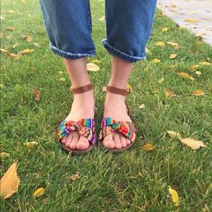 rainbow sandals