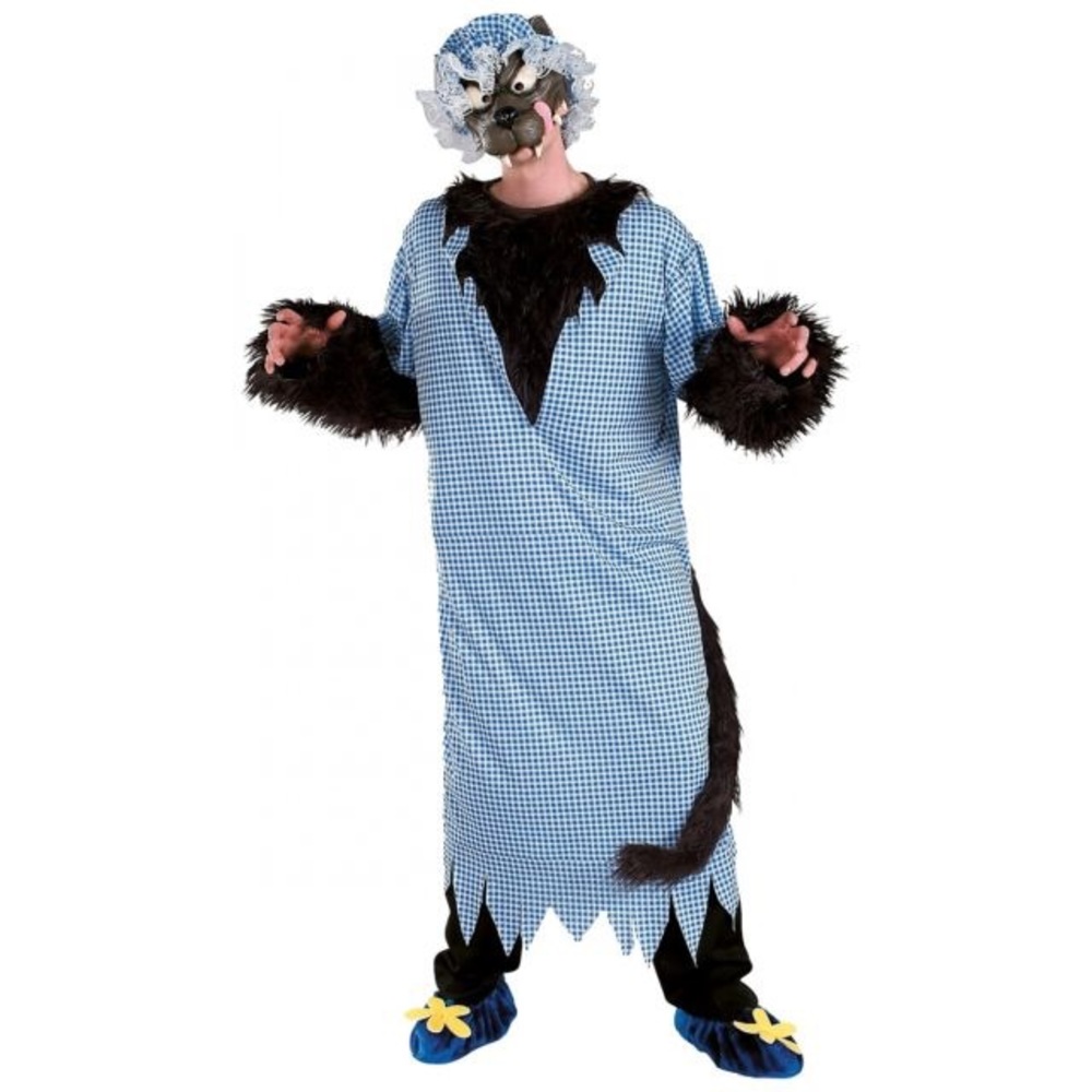 Big Bad Wolf Granny Nightgown Costume