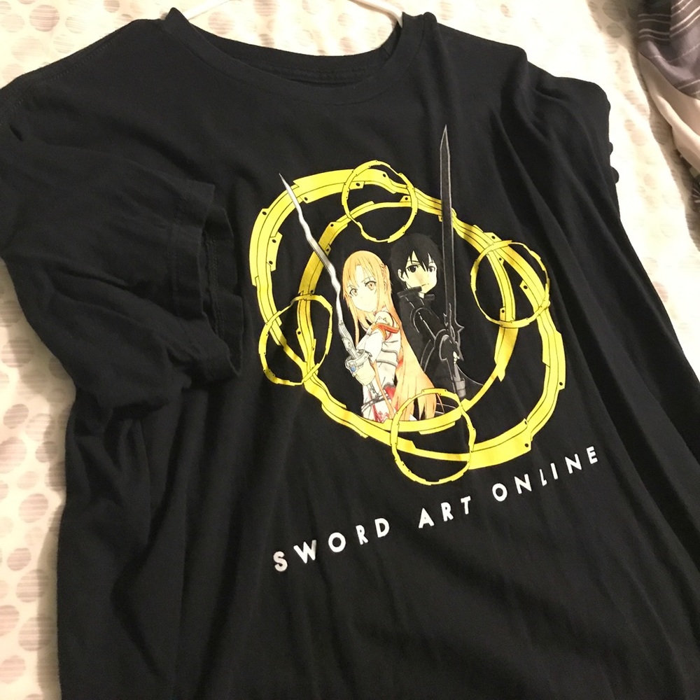 Sword Art Online SAO Anime Japanese shirt