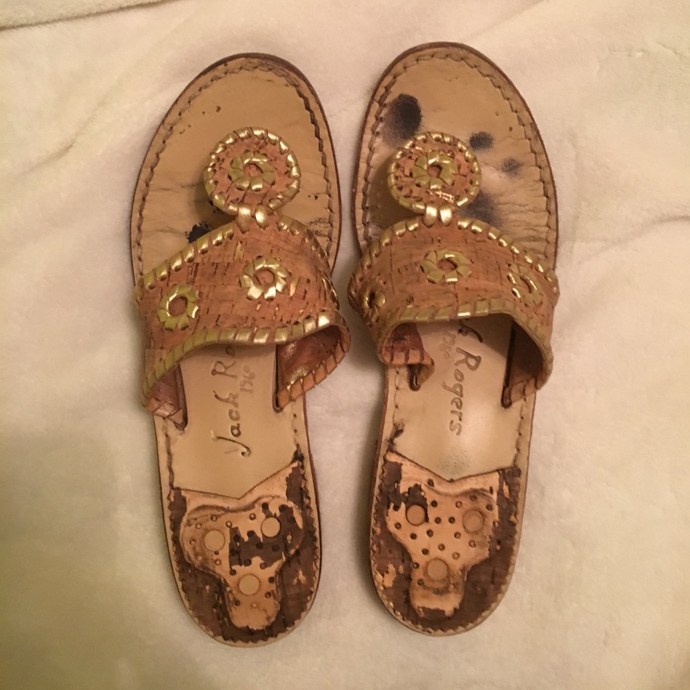 gold cork jack rogers