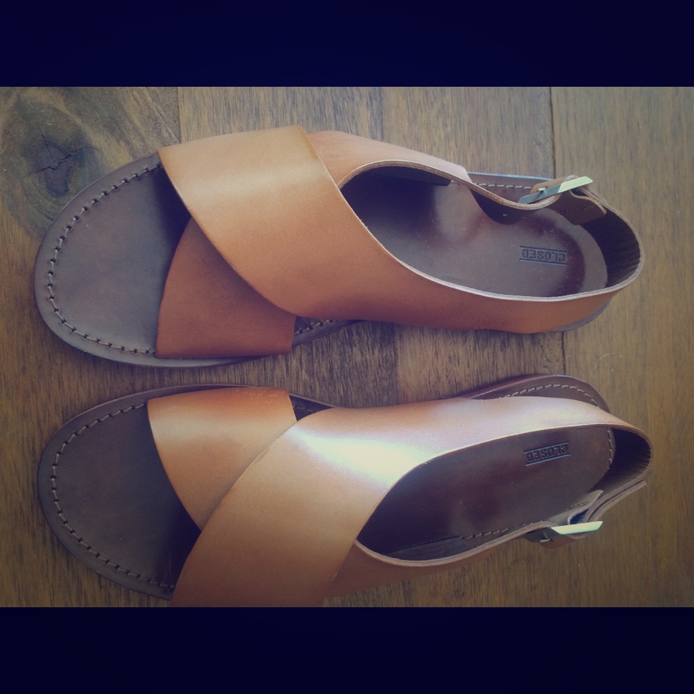 Handmade leather sandals by Spanish label