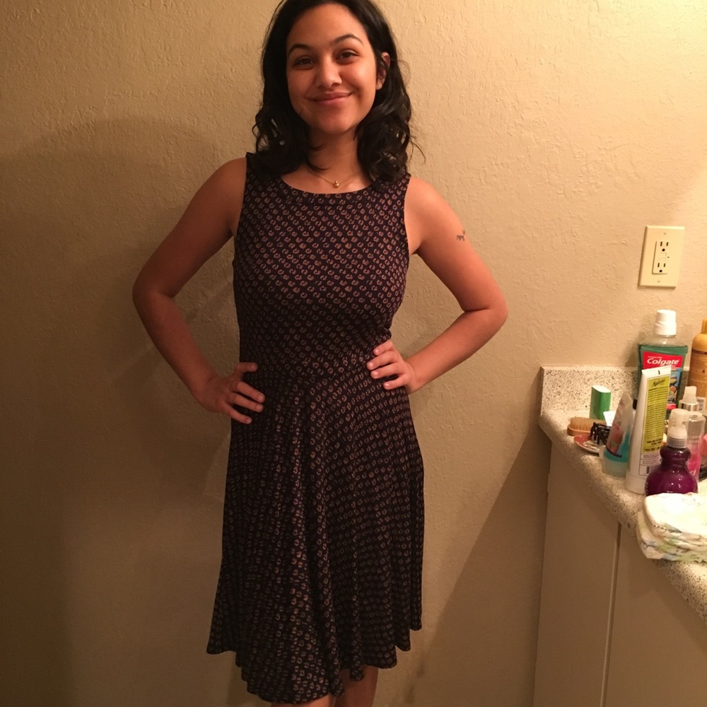 Coffee bean LOFT dress