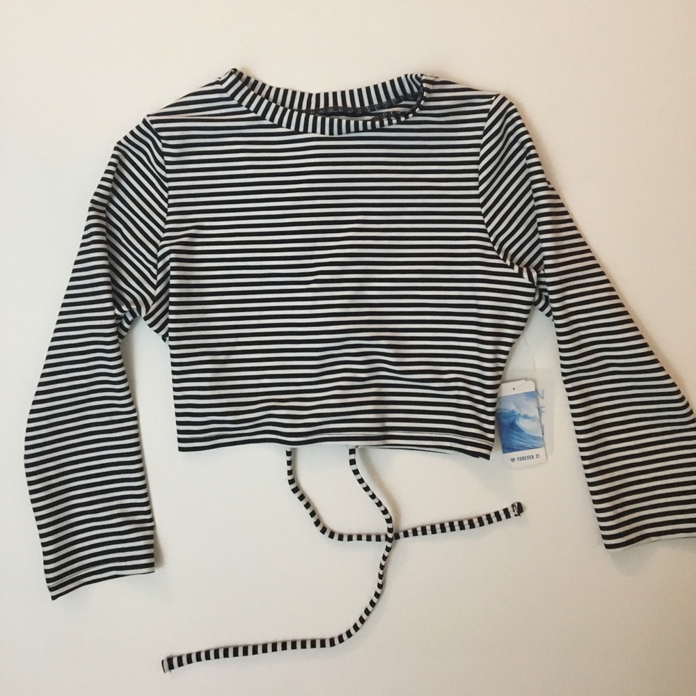 Forever 21 Cropped Swim Top