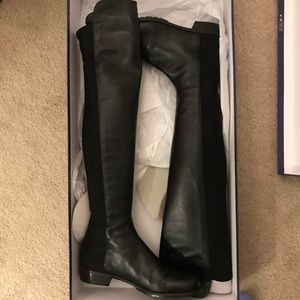 Stuart weitzman 5050 in Black Napa