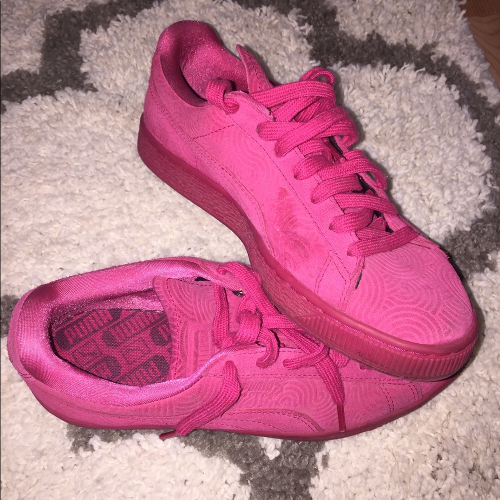 original puma dark pink color free shipping