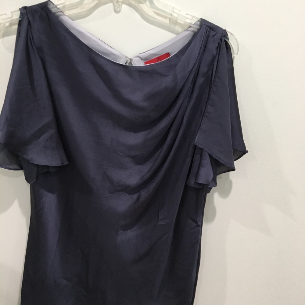 Silk top for evening