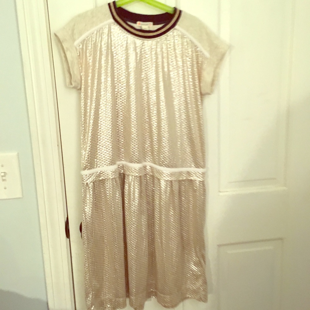 Gold J. Crew Crewcuts girls dress