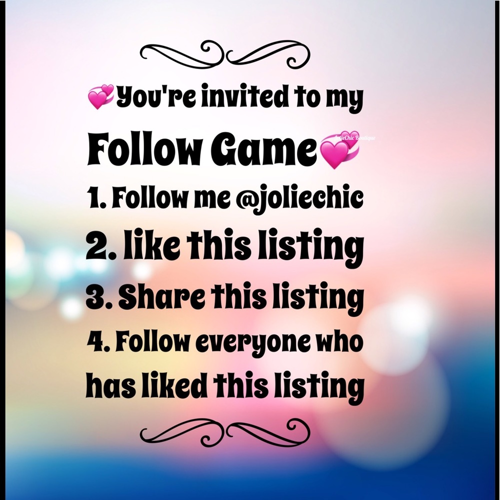 💞💖 FOLLOW GAME 💞💖 - Picture 2 of 2