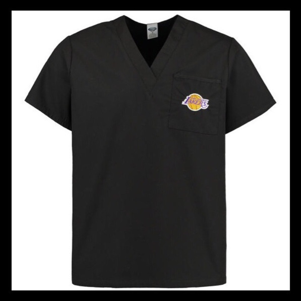 NWT NBA Lakers Concept Sports V-neck Scrub top