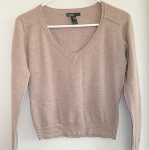 Mango V Neck Light Sweater