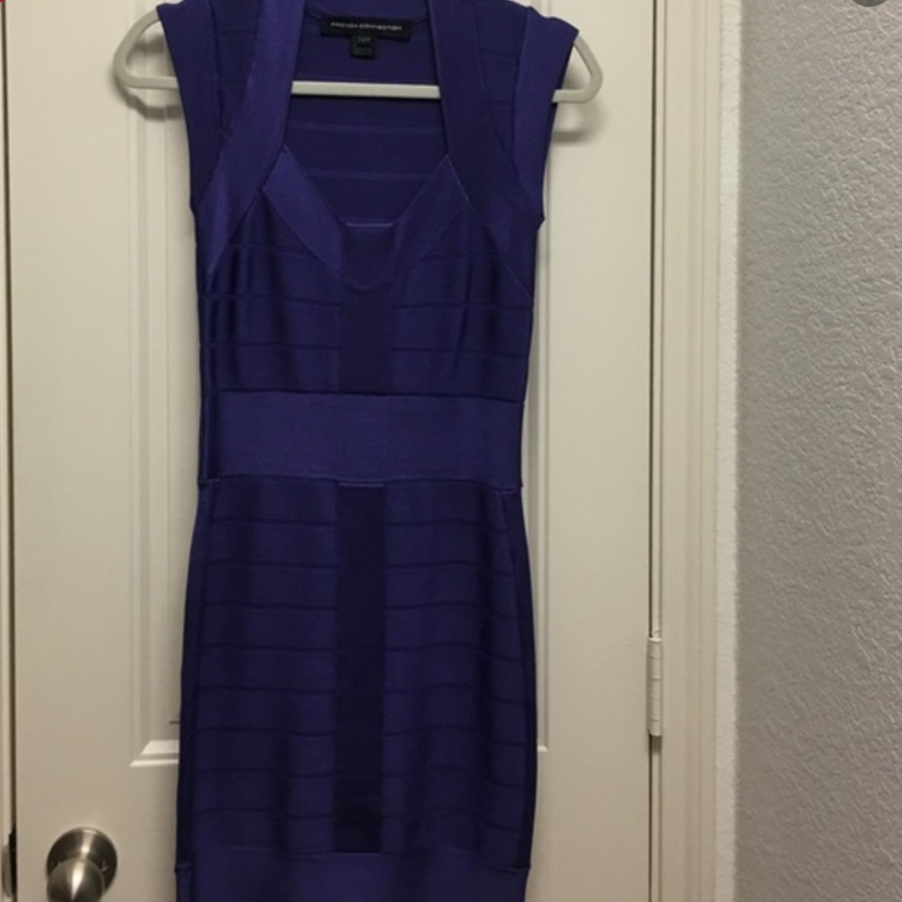 Purple French Connection Bodycon Dress